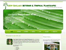 Tablet Screenshot of newenglandplantscapes.com